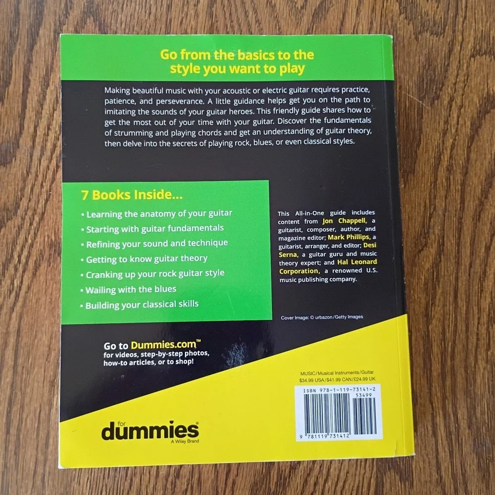 Guitar All-in-One For Dummies by Mark Phillips